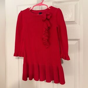 Baby GAP Red Toddler Sweater Dress